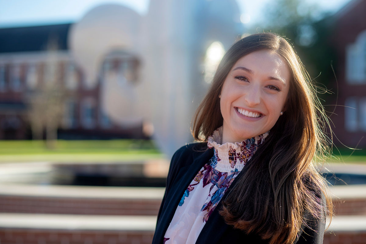 University of Louisiana at Lafayette education major Bailey Hebert