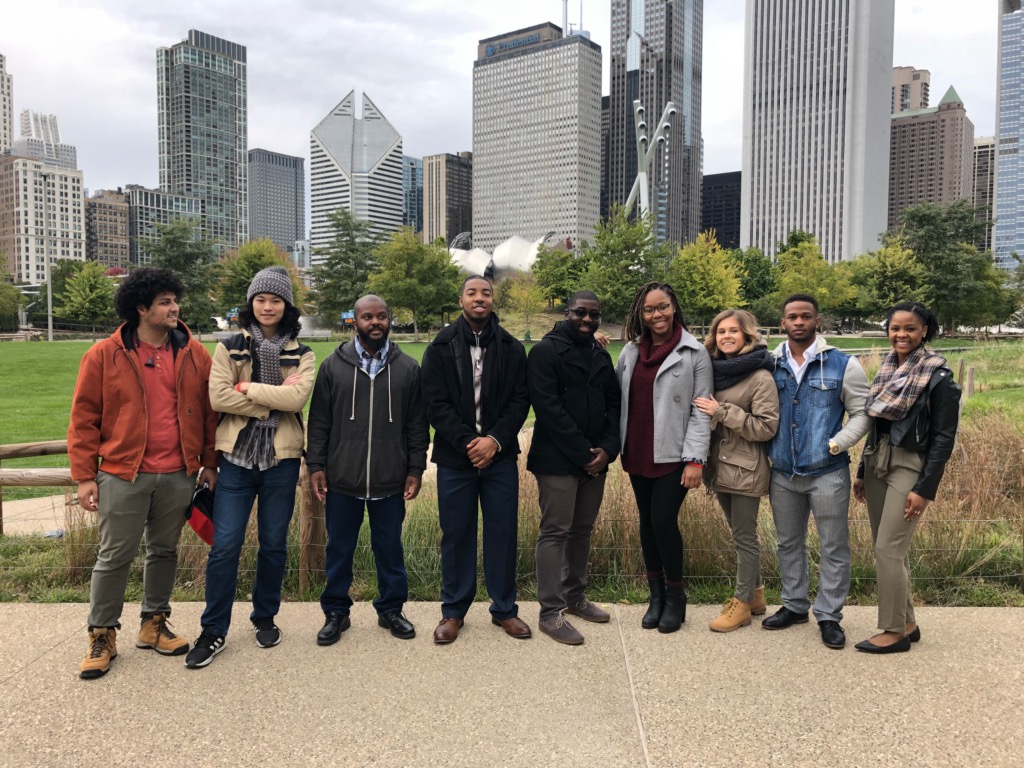 Taisiia Kolisnyk traveled with the NOMAS student organization to participate in a competition in Chicago.