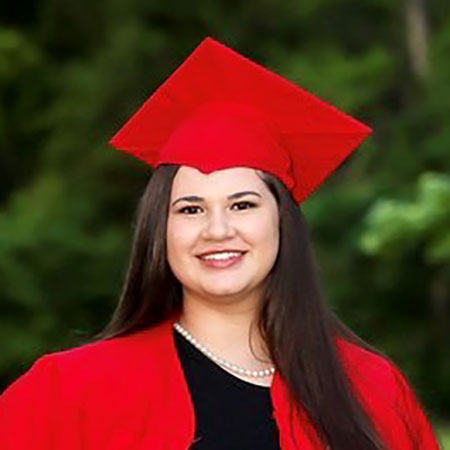 University of Louisiana at Lafayette chemical engineering major and student researcher Lauren Prudhomme