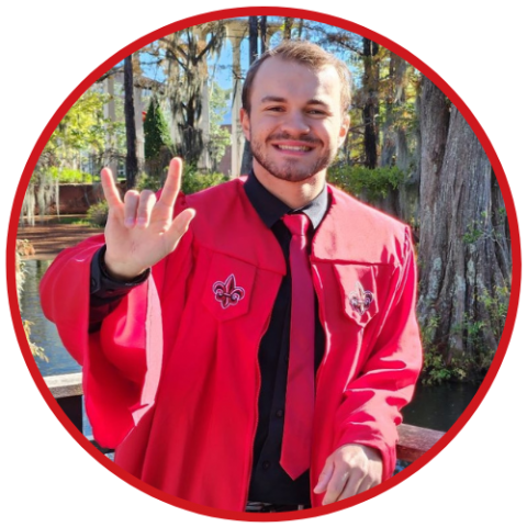 Drake Bourgeois, Health Promotion and Wellness professional, UL Lafayette Online graduate