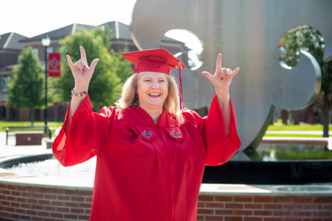 Melanie Fontenot earned her bachelor's in general studies online at UL Lafayette.